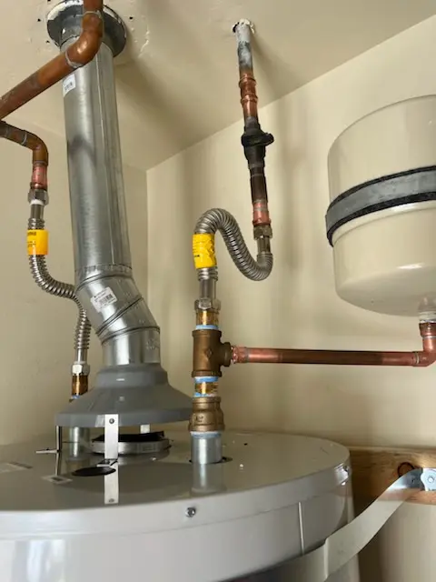 Water heater installation and plumbing repair in Brookview